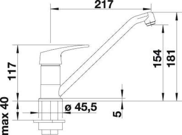 BLANCO 514973 WEGA, Messing SILGRANIT-Look, seidengrau, Hochdruck