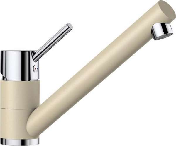 BLANCO 515341 ANTAS Messing SILGRANIT-Look zweifarbig, champagner/chrom, Hochdruck