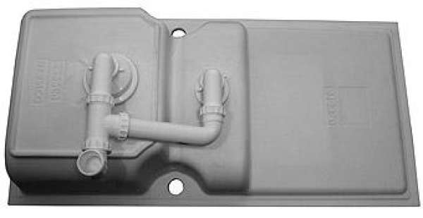 BLANCO 516027 IDESSA 6 S, Keramik, kristallweiß glänzend, ohne Abl., Becken links