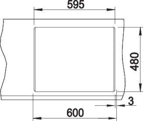 BLANCO 516159 METRA 6, SILGRANIT, champagner, mit Ablauffernbedienung, reversibel, 600 mm Untermaß