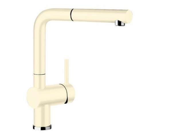 BLANCO 516713 LINUS-S, Messing Keramik-Look, vanilla, Hochdruck
