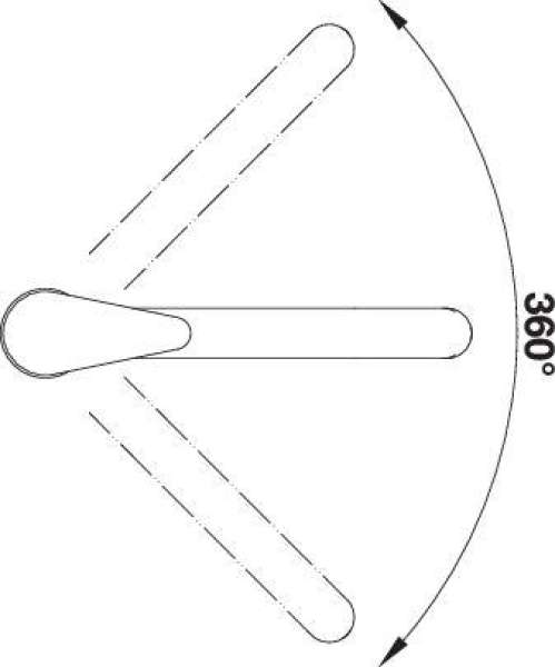 BLANCO 517730 DARAS, Messing SILGRANIT-Look, tartufo, Hochdruck