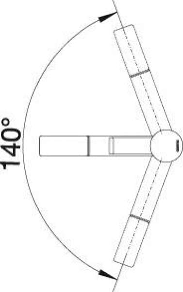 BLANCO 517827 ZENOS-S, Messing SILGRANIT-Look zweifarbig, cafe/chrom, Hochdruck
