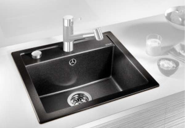 BLANCO 518521 DALAGO 5, SILGRANIT, anthrazit, mit Ablauffernbedienung, keine Beckenlage, 500 mm Untermaß