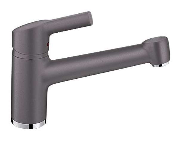 BLANCO 518789 ELIPSO II, Messing SILGRANIT-Look, felsgrau, Niederdruck