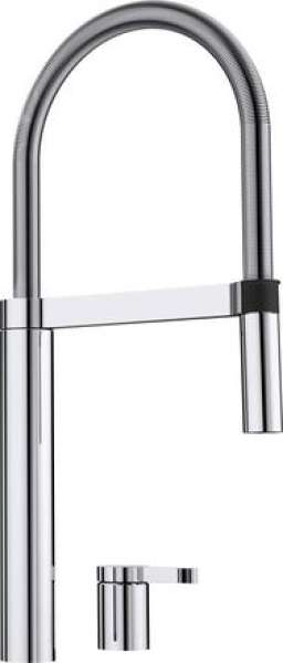 BLANCO 519782 CULINA-S Duo, Messing galvanisch, chrom, Hochdruck