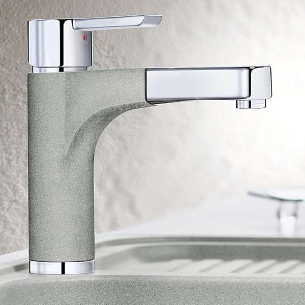 BLANCO 520751 PYLOS-S HD perlgrau/chrom