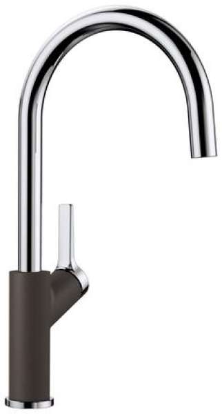 BLANCO 520979 CARENA Messing SILGRANIT-Look zweifarbig, cafe/chrom, Hochdruck