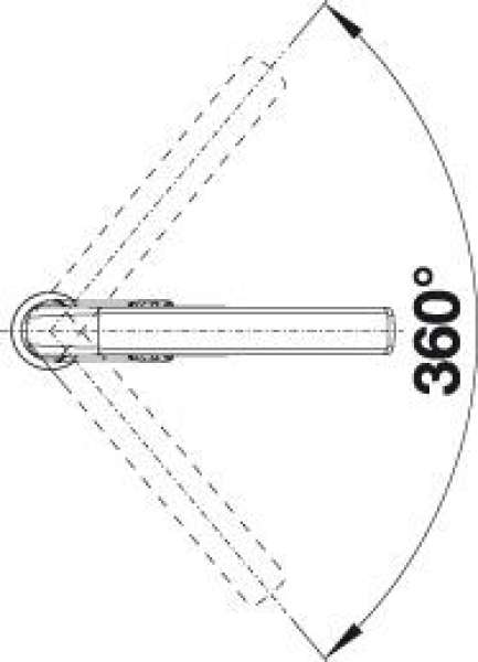 BLANCO 521273 AVONA Messing SILGRANIT-Look, tartufo, Hochdruck