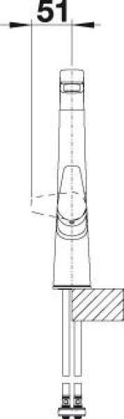 BLANCO 521273 AVONA Messing SILGRANIT-Look, tartufo, Hochdruck