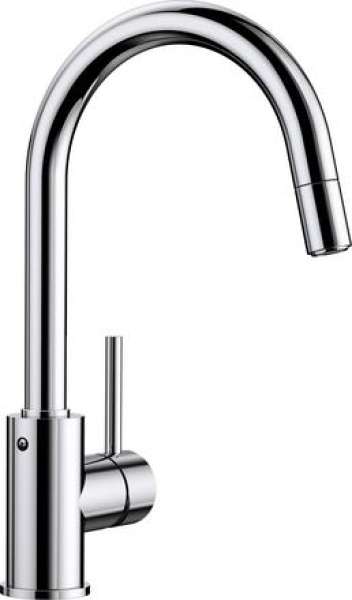 BLANCO 521454 MIDA-S, Messing galvanisch, chrom, Hochdruck