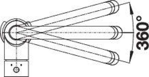 Blanco 521460 MIDA-S, Messing SILGRANIT-Look, tartufo, Hochdruck