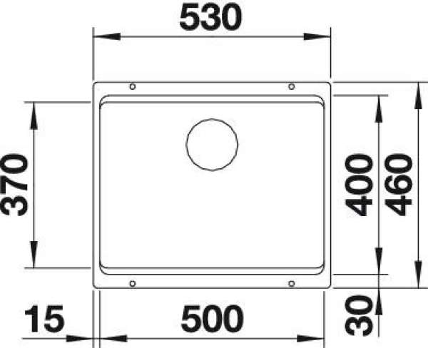 Blanco 522227 Etagon 500-U Küchenspüle anthrazit