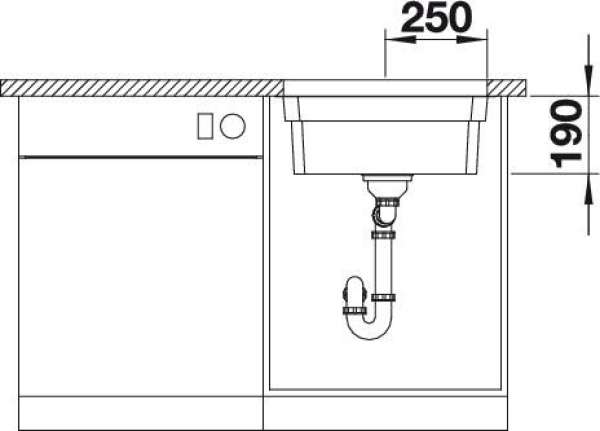 Blanco 522227 Etagon 500-U Küchenspüle anthrazit