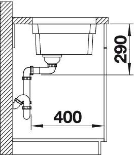 Blanco 522227 Etagon 500-U Küchenspüle anthrazit