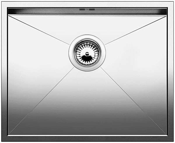 BLANCO 522253 Z-STYLE Einbauspüle 500-IF Flachrand, Edelstahl Bürstfinish