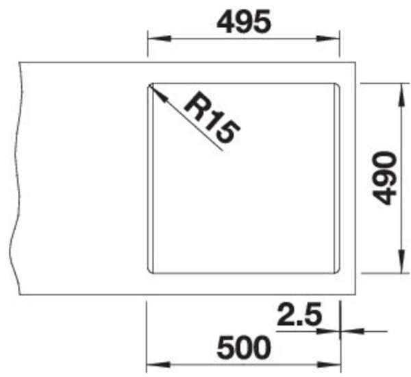BLANCO 525952 PLEON 5 Silgranit mit Ablauffernbedienung, Schwarz