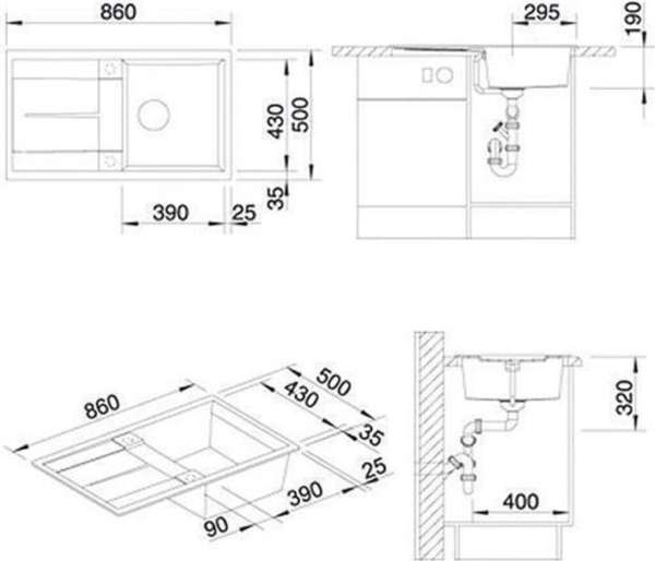 Blanco 527109 METRA 5 S softweiß