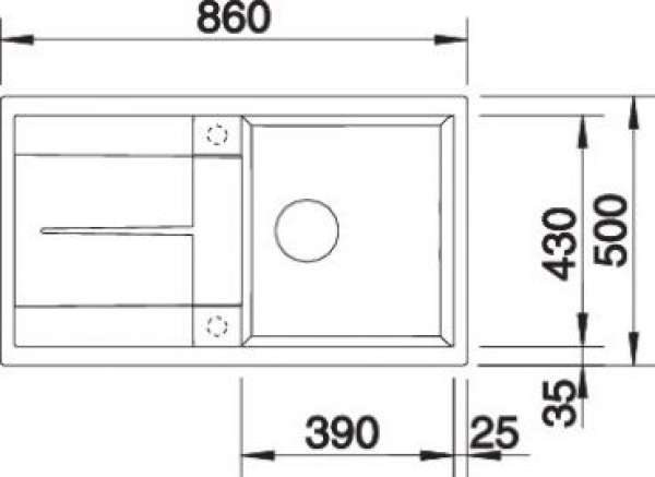 Blanco 527109 METRA 5 S softweiß