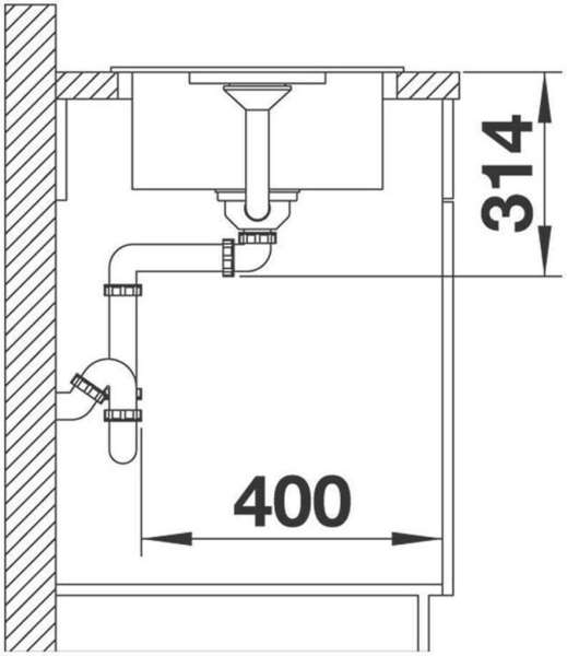 BLANCO 527267 FAVUM XL 6 S SILGRANIT vulkangrau