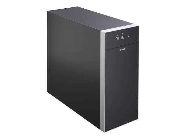 BLANCO 527657 Set Trinkwasserarmatur Choice Icona Schwarz Matt + Kühl- und Karbonisierungseinheit Choice.All