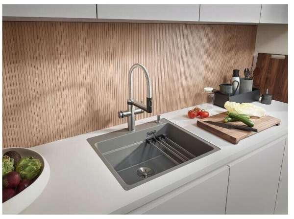 Blanco 527674 Etagon 6-F Schwarz Granitspüle