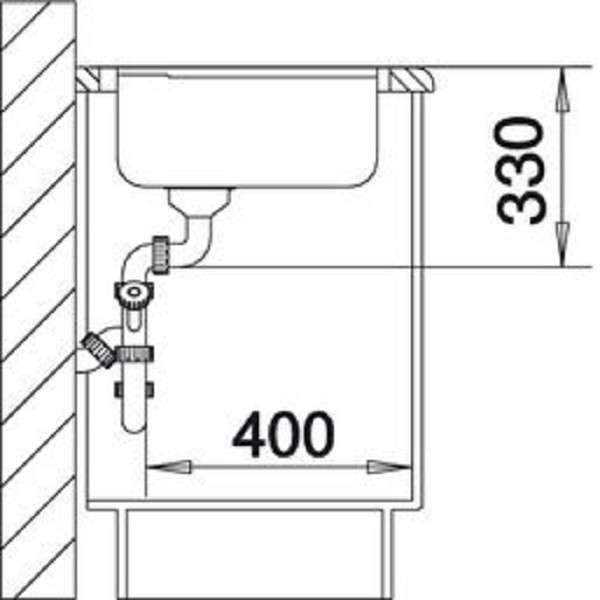 BLANCO 516812 AXIA II 5 S-F PDUR2 ALU­ME­TAL­LIC