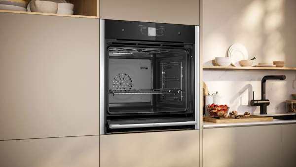 NEFF B64FT33N0 N 90 Dampfbackofen 60 x 60 cm Edelstahl