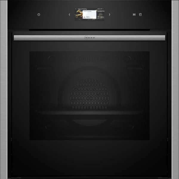 NEFF B64VS71N0 N 90 Einbau-Backofen mit Dampfunterstützung 60 x 60 cm Edelstahl
