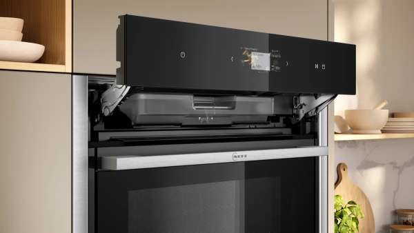 NEFF B64VS71N0 N 90 Einbau-Backofen mit Dampfunterstützung 60 x 60 cm Edelstahl