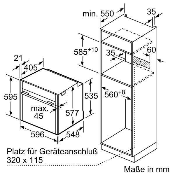 NEFF B64VT73N0 N 90 Einbau-Backofen mit Dampfunterstützung 60 x 60 cm Edelstahl