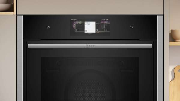 NEFF B64VT73N0 N 90 Einbau-Backofen mit Dampfunterstützung 60 x 60 cm Edelstahl