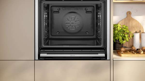 NEFF B64VT73N0 N 90 Einbau-Backofen mit Dampfunterstützung 60 x 60 cm Edelstahl