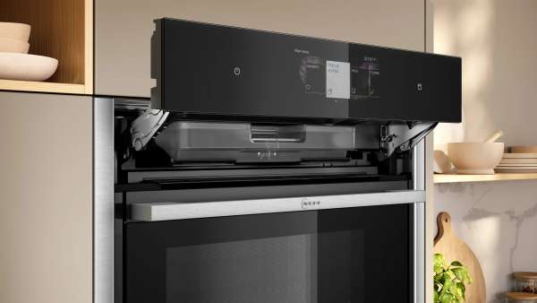 NEFF B64VT73N0 N 90 Einbau-Backofen mit Dampfunterstützung 60 x 60 cm Edelstahl