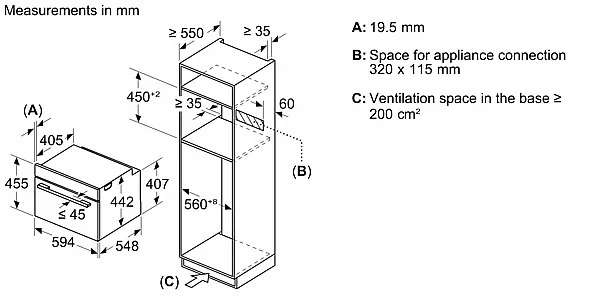 Siemens CM776G1B1 iQ700, Einbau-Kompaktbackofen mit Mikrowellenfunktion, 60 x 45 cm, schwarz
