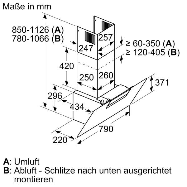 Neff D85IEE1S0 Dunstabzugshaube DIEE851S