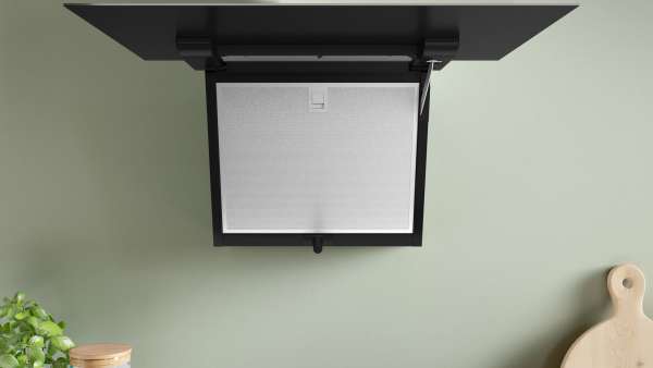 BOSCH DWK67FN60 Serie 4 Wandesse 60 cm Klarglas schwarz bedruckt