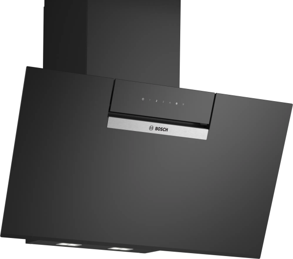 BOSCH DWK87FN60 Serie 4 Wandesse 80 cm Klarglas schwarz bedruckt