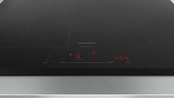 Siemens ED651HSB1M iQ500 Induktionskochfeld 60 cm Schwarz, Rahmenlos aufliegend