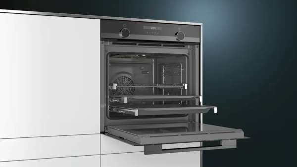 Siemens HB417GUB0 iQ500, Einbau-Backofen, 60 x 60 cm, Schwarz