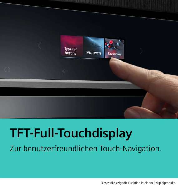 Siemens HB734GBB1 iQ700 Einbau-Backofen 60 x 60 cm Schwarz, Edelstahl