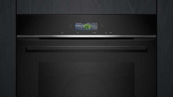 Siemens HB734GBB1 iQ700 Einbau-Backofen 60 x 60 cm Schwarz, Edelstahl