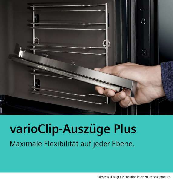 Siemens HB734GBB1 iQ700 Einbau-Backofen 60 x 60 cm Schwarz, Edelstahl