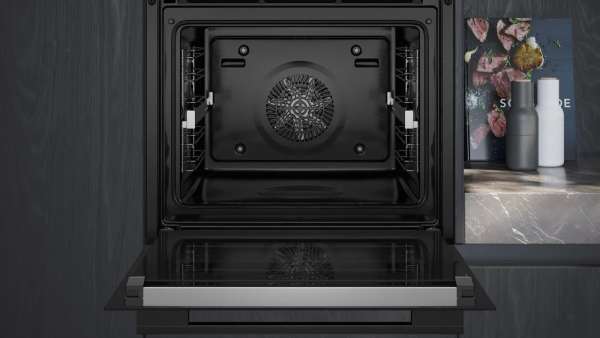 Siemens HB776GMB1F iQ700 Einbau-Backofen 60 x 60 cm Schwarz, Edelstahl