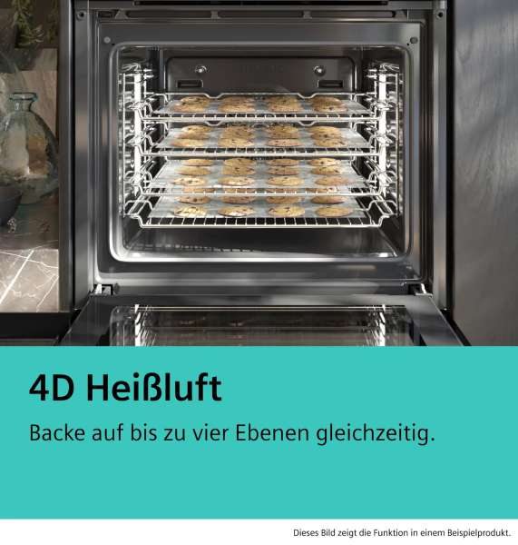 Siemens HB776GMB1F iQ700 Einbau-Backofen 60 x 60 cm Schwarz, Edelstahl