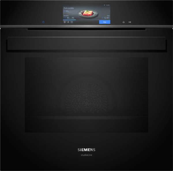 Siemens HB978GMB1 iQ700 Einbau-Backofen 60 x 60 cm Schwarz, Edelstahl