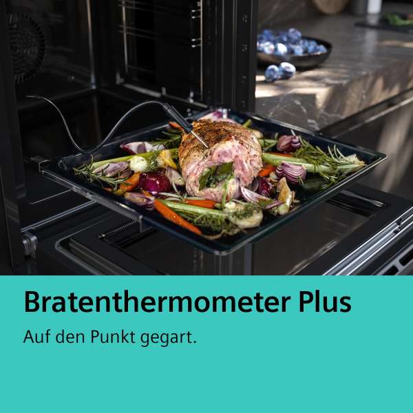 Siemens HB978GMB1 iQ700 Einbau-Backofen 60 x 60 cm Schwarz, Edelstahl