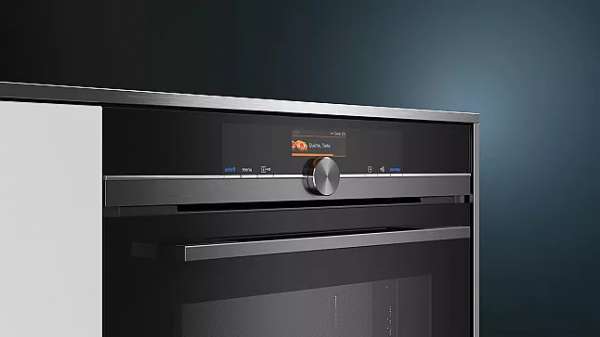 Siemens HM876G2B0 iQ700, Einbau-Backofen mit Mikrowellenfunktion, 60 x 60 cm, Schwarz, Edelstahl