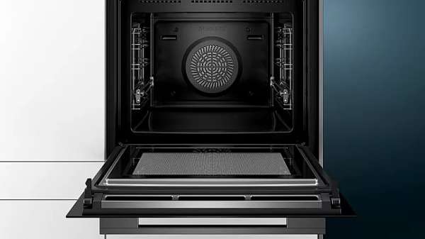 Siemens HM876G2B0 iQ700, Einbau-Backofen mit Mikrowellenfunktion, 60 x 60 cm, Schwarz, Edelstahl