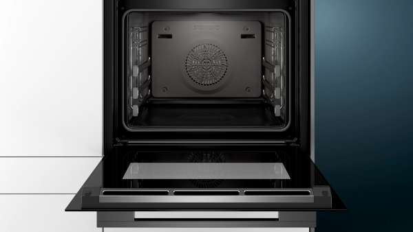Siemens HS858GXB6 iQ700 Einbau-Dampfbackofen 60 x 60 cm Schwarz, Edelstahl